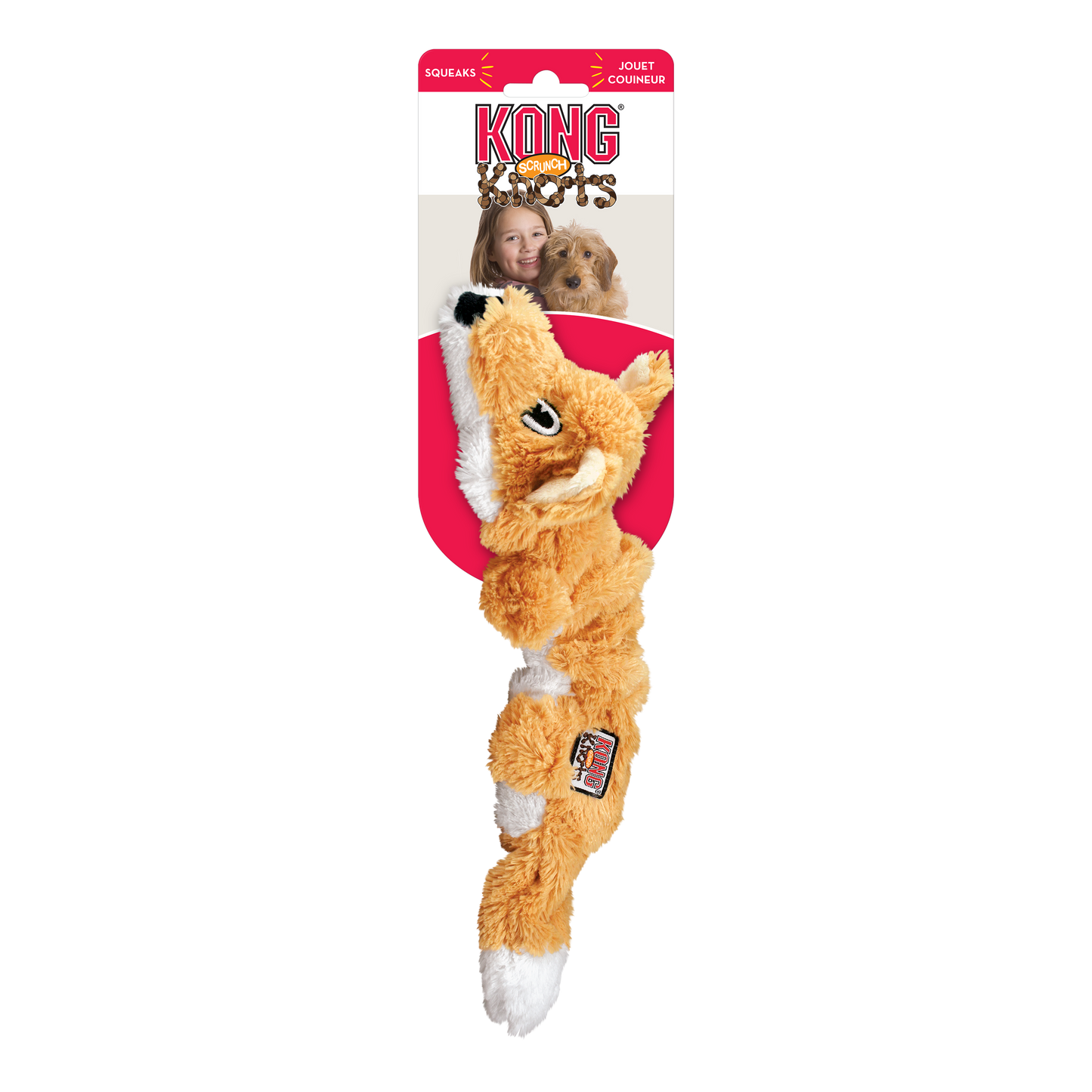 KONG Scrunch Knots Fox